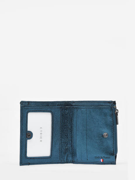 Porte-monnaie Etincelle IrisÃ©e Cuir Etrier Vert etincelle irisee EETI810 vue secondaire 1